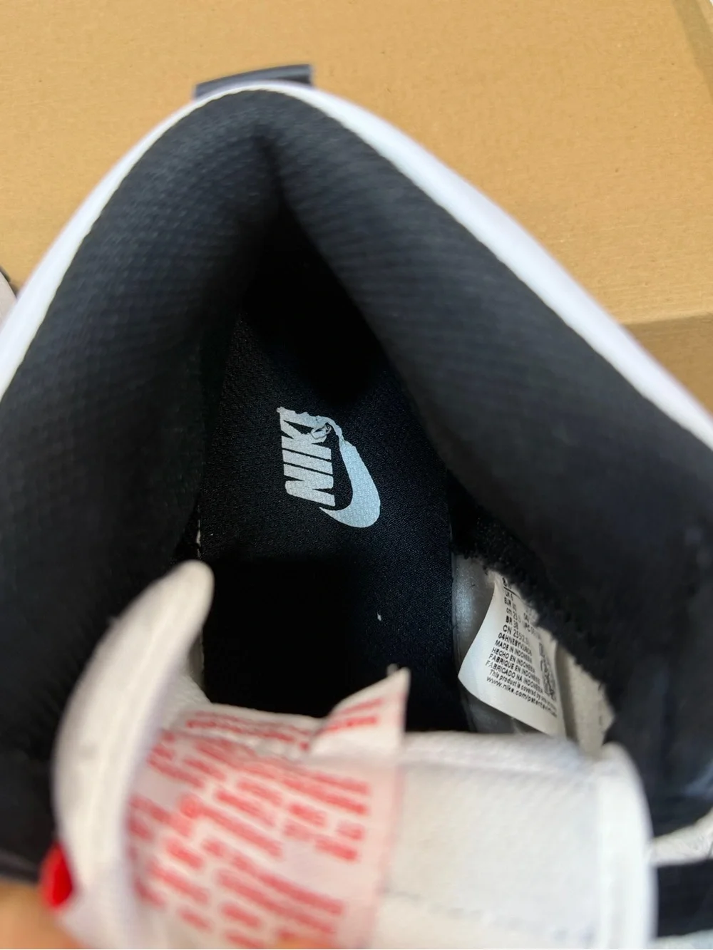 Nike Black and White Low-Top Sneakers